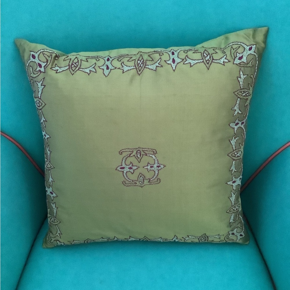 ABC CARPET & HOME SILK PILLOW